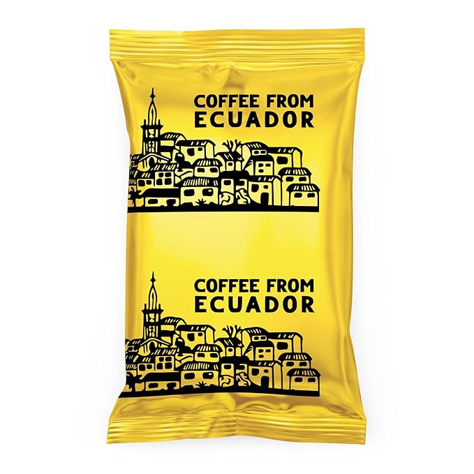Z Beans - Medium Roast Individual Coffee Pouches - 50 Count - Each 2 OZ Packet Brews 8 Cups - Sustainably Sourced Ground Coffee from Ecuador - Small Batch - Well Balanced Flavor - Notes of Citrus and