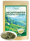 TeeLux Decaf Green Tea CO2 Decaffeinated Green Tea Loose leaf Delicate &amp Smooth Flavor 7oz