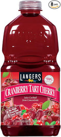 Langers Cranberry Tart Cherry Juice Cocktail 64 Fluid Ounce (Pack of 8)