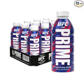 PRIME Hydration UFC Sports Drinks Electrolyte Enhanced for Replenishing Fluids 250mg BCAAs B Vitamins Antioxidants Low Sugar 16.9 Fl Oz 12 Pack