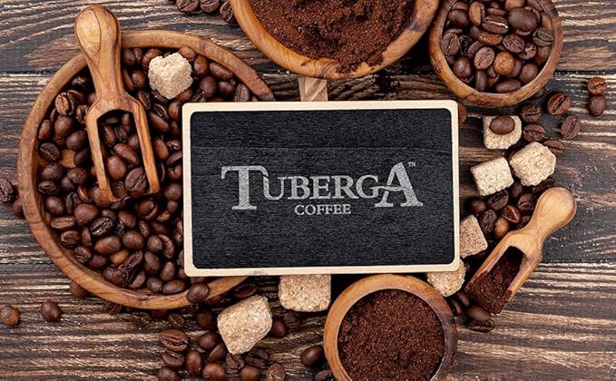 Tuberga Premium Quality 100% Arabica Whole Bean Coffee Medium Roast 2.2 Ib Original Italian Coffee. (Pack of 1)