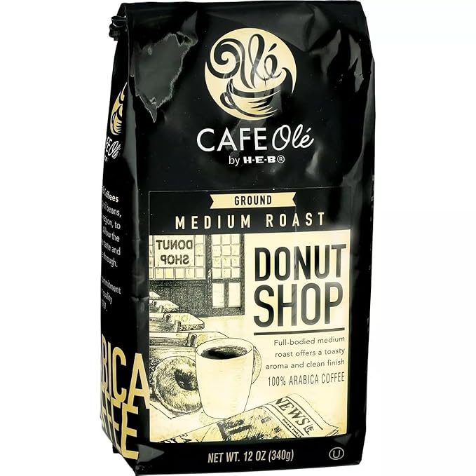 CAFE Olé by H‑E‑B Medium Roast Donut Shop Ground Coffee 12 oz 2 bags