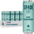 Spade Soda Kiwi Strawberry 12 Pack Premium All-Natural No Sugar No Calories Electrolytes Magnesium Potassium Healthy Non GMO Sweet Quality Stevia No Artificial Sweeteners Great Taste Bold T