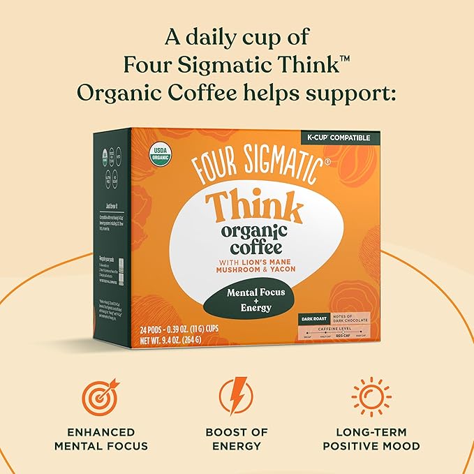 Four Sigmatic Coffee Pods Think Organic 24 Count