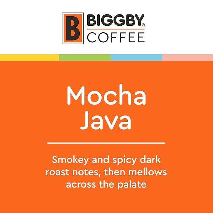 BIGGBY® Mocha Java Ground Coffee 12oz Bag Medium Roast (Pack of 2)