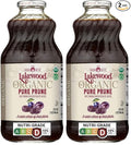 Lakewood Organic 100% Juice Pure Prune (1 X 32 FL OZ) (Pack of 2)
