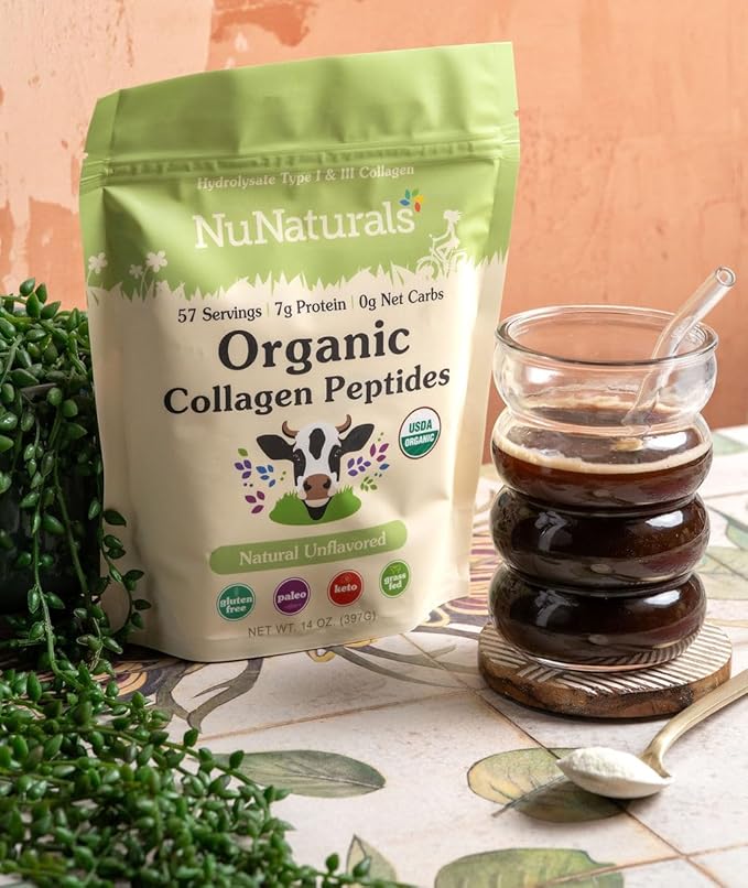 Nunaturals Organic Collagen Peptides 14 oz