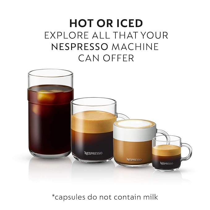 Nespresso Capsules Vertuo Variety Pack Medium and Dark Roast Coffee 30 Count Coffee Pods Brews 7.8 oz.