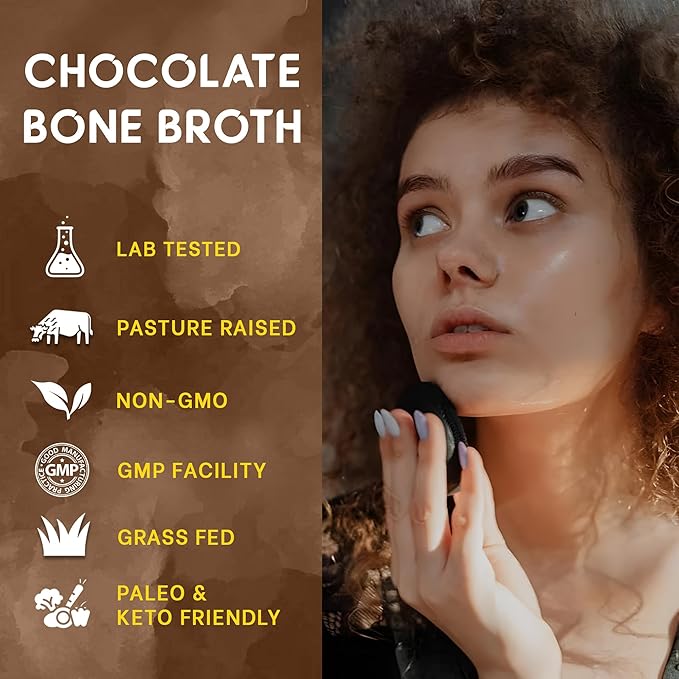 Zammex Collagen Peptides+Chocolate Bone Broth Powder