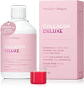 Swedish Collagen Deluxe | 12500 mg Hydrolyzed Marine Collagen Liquid Supplement - 500 ml 20 Day Supply | Hyaluronic Acid Biotin and Vitamin C for Healthy Hair Skin Nails and Joints | Sugar-Free