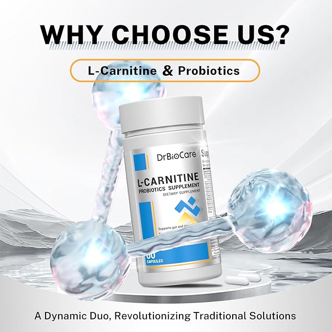 DrBioCare Living Collagen Complex Supplement and L-Carnitine Probiotics Supplement