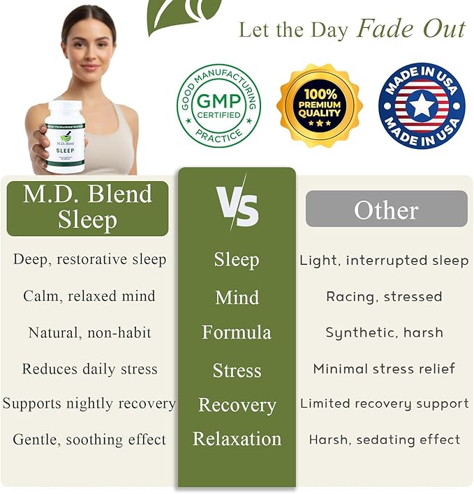 Sleep - Natural Sleep Aids for Adults with l theanine Supplement Ashwagandha Magnesium Valerian Root Melatonin - Non-Habit Forming Formula for Rejuvenating - 90 Capsules (Pack of 3)
