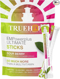 Multivitamin Nootropic Pouches with Inositol - Once-Per-Day EMPowerplus Ultimate Sticks - 30 Count (Sour Berry)