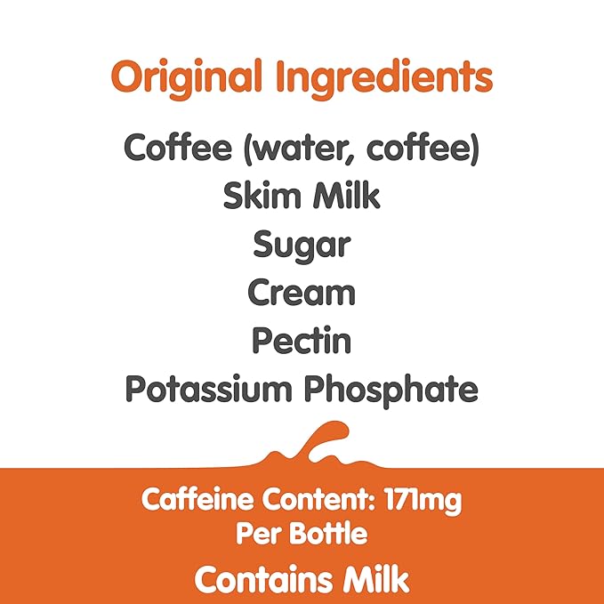 Dunkin' Original Iced Coffee Bottle 13.7 fl oz 12 Pack