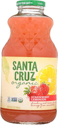 Santa Cruz Organic Strawberry Lemonade Juice 32 Ounce - 12 per case.