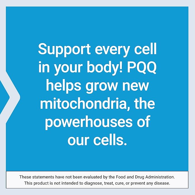Life Extension PQQ pyrroloquinoline Quinone 20 mg Promotes The Growth of New Mitochondria Gluten-Free Non-GMO Vegetarian 1 Daily 30 Capsules