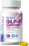 GLP-1 Support Weight Loss Supplement - Natural Appetite Suppressant for Women Men - Berberine Support Activate Hunger Control Curb Cravings Boost Metabolism Fat Burn &amp Gut Health