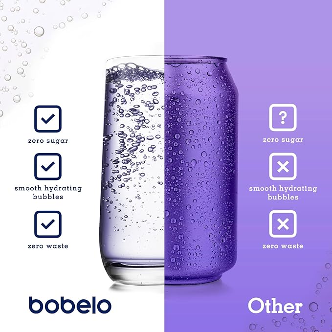 Bobelo Self Carbonating Hydration Packets | Low Calorie Drink Mix Electrolytes Powder Packets | Keto Friendly Sugar Free Water Enhancer | Soda &amp Sparkling Water Alternative | Mountain Berries(30