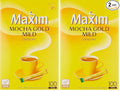 Maxim Mocha Gold Mild Coffee Mix 12g X 100pc (2.64 Pound)(Pack of 2)