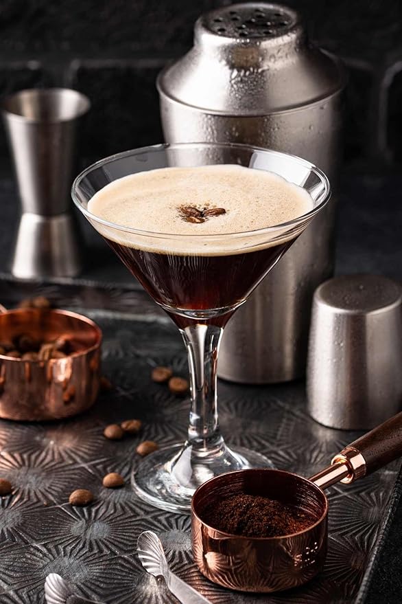 SPOOKY - Espresso Martini Gourmet Cocktail Mix - Real Sugar Natural Ingredients &amp Colors - Premium Gluten Free Cocktail Mixer - 32 Oz ( Pack of 2)