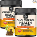 Cholesterol Supplements Gummies Support Healthy Cholesterol Levels with 1200mg Plant Sterols &amp Stanols Bergamot Orange Extract Red Yeast Rice for Women &amp Men Pineapple Flavor 60 Counts (2