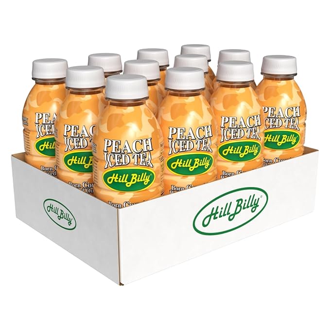 HillBilly Iced Teas and Lemonades Peach Iced Tea 6 Count