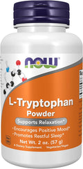 NOW Foods Supplements L-Tryptophan Powder Free-Form Supports Relaxation* Amino Acid 2-Ounce