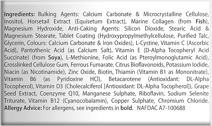 Perfectil Vitabiotics Multivitamin | Hair Growth and Thickening Formula | Supports Thicker Healthy Hair | Vitamin D E Collagen Biotin and More