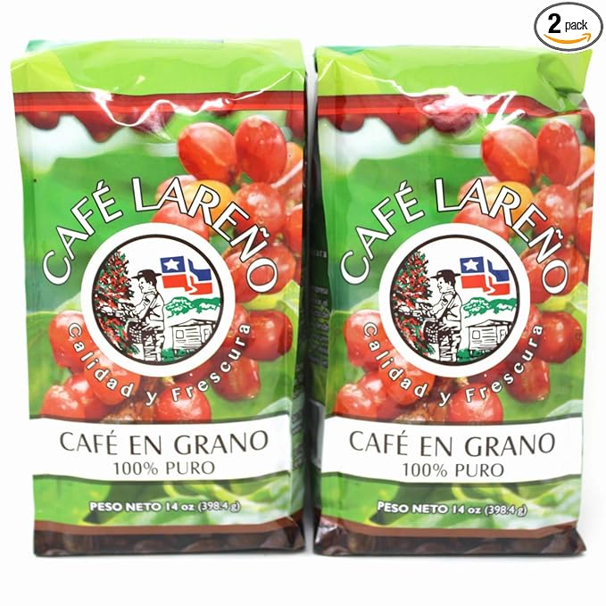 Cafe Lareno Roasted Coffee Beans - 14 ounces (2 pack)