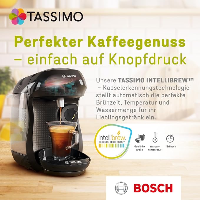 Tassimo Jacobs Espresso Rainforest Alliance Certified 5 x 16 T-Discs