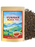 TeeLux Black Tea Loose Leaf Premium Yunnan Black Tea Floral Aroma Smooth &amp Full-bodied Taste Hot &amp Iced Tea 16oz
