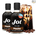 Jot Coffee Concentrate (Mocha) High Caffeine Cold Brew Coffee Concentrate Liquid for Iced Coffees Instant Espresso Hot or Cold Instant Coffees - Makes 14 Cups 150mg Caffeine/Tbsp Sugar Free
