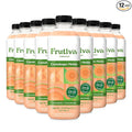 Frutiva Authentic Cantaloupe Drink Mix | Made in Mexico with Cane Sugar | Aguas Frescas Concentrate Makes 2.6 Gallons Per Bottle | No High Fructose Corn Syrup | Perfect for Drinks Desserts &amp More
