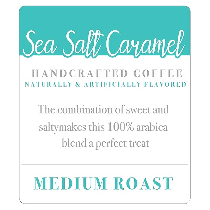 Highland Park Coffee Single Serve Coffee Pods Compatible with Keurig K Cup Brewers Sea Salt Caramel 80 Count
