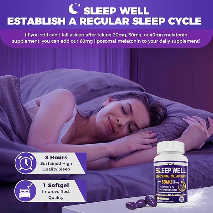 NEVISS Melatonin 50 mg Fast Dissolve Tablets + Melatonin 60mg Softgel