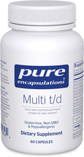 Pure Encapsulations Multi T/D - Multivitamin &amp Mineral Supplement - for Daily Wellness Cardiovascular &amp Immune Health* - Rich in Vitamins &amp Minerals - Gluten Free &amp Vegetarian - 60 Ca