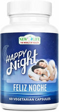 New Life Happy Night Sleep Support Valerian Root 60 Veg Capsules 60 Capsules