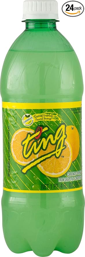 Ting Lightly Carbonated Soda 20 Oz (Pack of 24)