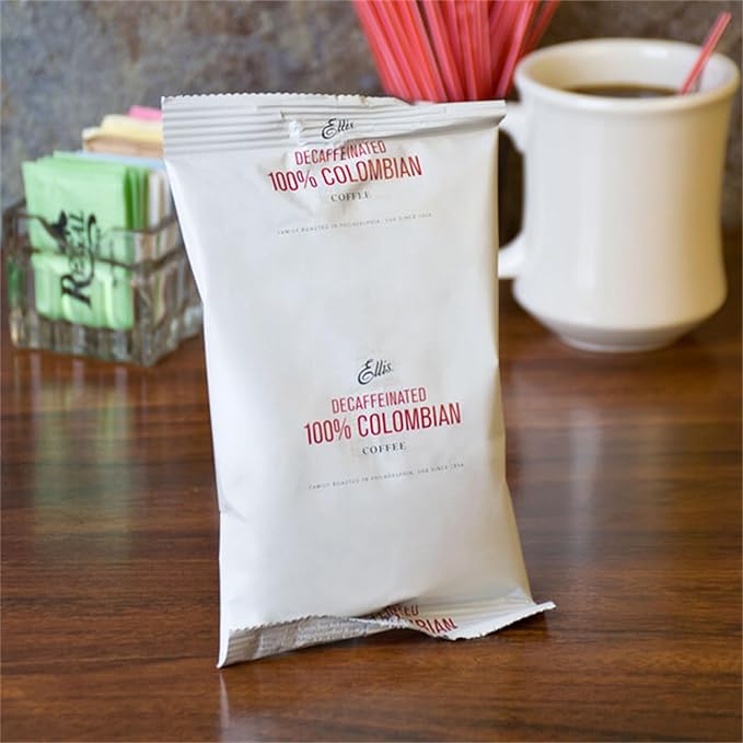 Ellis 2.5 oz. 100% Colombian Decaf Coffee Packet - 96/Pieces WS-110C12384-NPF
