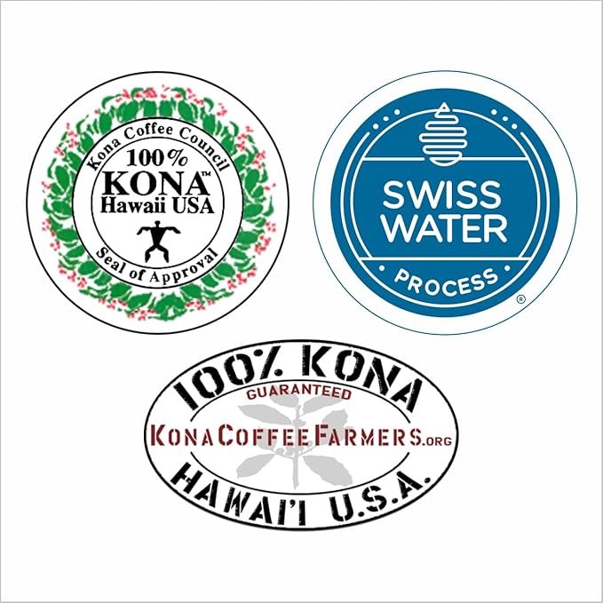 HULA GIRL 100% KONA COFFEE Grown in Hawaii Hand Picked Sun Dried Fresh Roasted and Packed in Hawaii for 30 years (7 Ounce (Pack of 1) 100% Kona Decaf Ground)