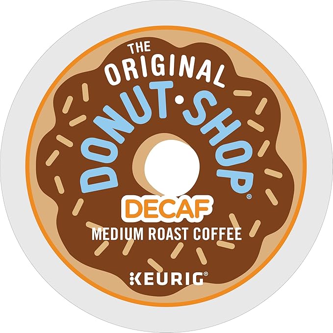 The Original Donut Shop Decaf Keurig Single-Serve K-Cup Pods Medium Roast Coffee 96 Count