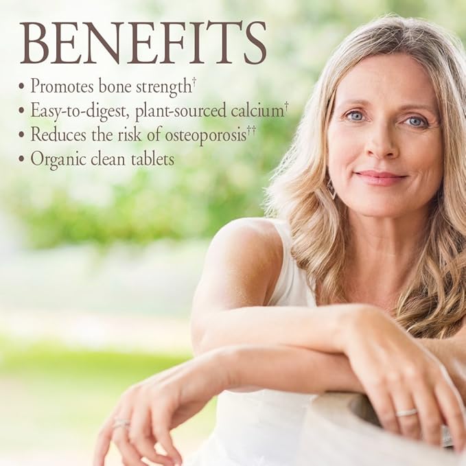 Garden of Life Calcium Supplement with Magnesium &amp Organic Vitamin D3 K2 Made from Whole Foods Gluten-Free 90 Count