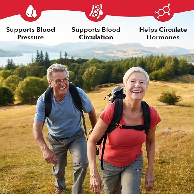 LifeSeasons B/P Stabili-T - Blood Pressure Support - Vitamin Supplement for Healthy Heart &amp Circulation - Ashwagandha Arjuna &amp Hawthorn Berry - 240 Capsules
