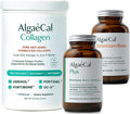 ALGAECAL Bone Builder &amp Collagen Bundle – Clinically-Supported Collagen with Verisol Fortibone Fortigel + Plant-Based Calcium Strontium D3 K2 Magnesium &amp 16 Nutrients for Beauty &amp Bo