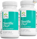 Terry Naturally Terrific Zzzz - Sleep Supplement for Adults - Dietary Supplement with Mandarin Lemon Balm &amp Lavender - Non-GMO Relaxation &amp Sleep Relief Aid - 30 Softgels (2 Pack)