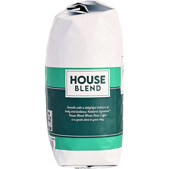 Kirkland Signature Starbucks Bean Coffee Medium Roast House Blend (4 Bags)