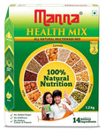 Manna Health Mix | 100% Natural Drink for Kids | 14 Natural Ingredients | Millets | Sathu Maavu | Porridge Mix | No Sugars &amp No Additives 907g / 2lb
