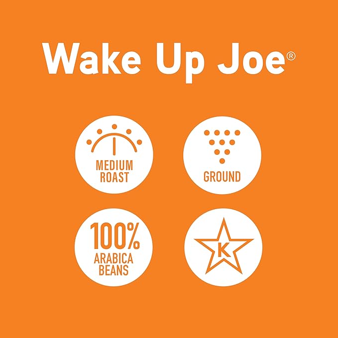 Joe Knows Coffee Wake Up Joe Medium Roast Ground Coffee 2 Pound