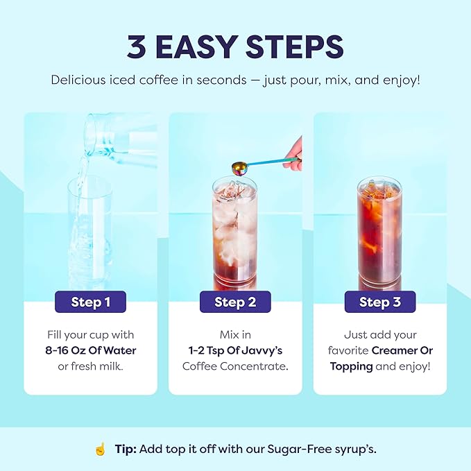 Coffee Concentrate - Limited Release Flavors - Cold Brew Coffee Perfect for Hot or Iced Instant Coffees Hot Drinks Cold Brew Concentrate 35 Servings - Iced Vanilla Cream Drizzle