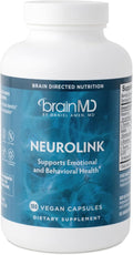 BRAINMD Dr Amen NeuroLink - 180 Capsules - Promotes Optimal Brain Function Focus &amp Concentration - Gluten Free - 45 Servings